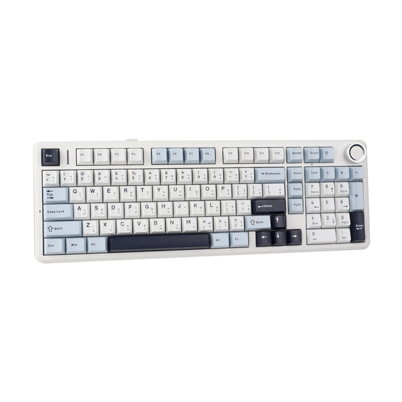 KEYBOARD (คีย์บอร์ด) AULA F99 PRO (GLACIER BLUE) STAR VECTOR SWITCH (EN/TH) (2Y) - Image 5