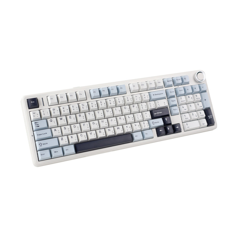KEYBOARD (คีย์บอร์ด) AULA F99 PRO (GLACIER BLUE) STAR VECTOR SWITCH (EN/TH) (2Y) - Image 6