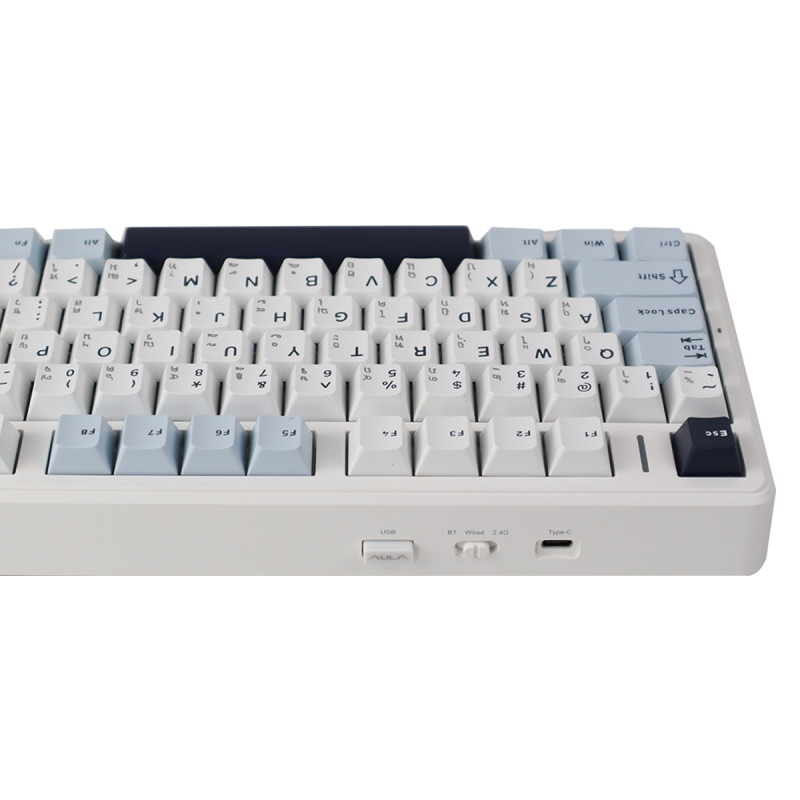 KEYBOARD (คีย์บอร์ด) AULA F99 PRO (GLACIER BLUE) STAR VECTOR SWITCH (EN/TH) (2Y) - Image 7