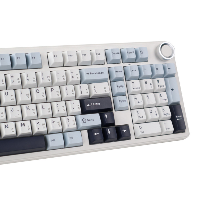 KEYBOARD (คีย์บอร์ด) AULA F99 PRO (GLACIER BLUE) STAR VECTOR SWITCH (EN/TH) (2Y) - Image 8