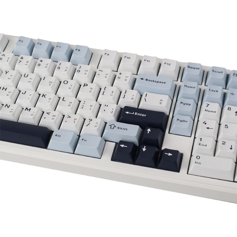 KEYBOARD (คีย์บอร์ด) AULA F99 PRO (GLACIER BLUE) STAR VECTOR SWITCH (EN/TH) (2Y) - Image 9