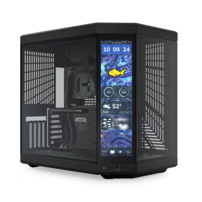 CASE (เคส) HYTE Y70 14.9 TOUCH INFINITE (BLACK/BLACK)(3Y)
