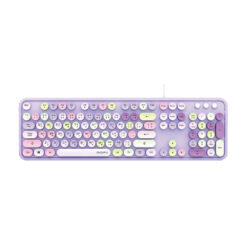 KEYBOARD (คีย์บอร์ด) MOFII SWEET K WIRED RETRO KEYBOARD (LIPPURPLE) (EN/TH) (1Y)