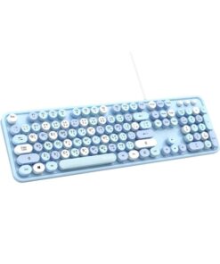 Alternative view of KEYBOARD (คีย์บอร์ด) MOFII SWEET K WIRED RETRO KEYBOARD (LIPBLUE) (EN/TH) (1Y)