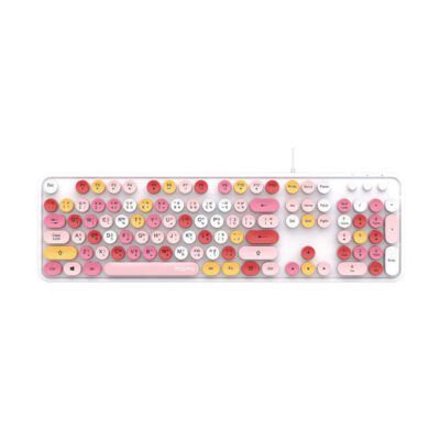KEYBOARD (คีย์บอร์ด) MOFII SWEET K WIRED RETRO KEYBOARD (LIPWHITE) (EN/TH) (1Y)