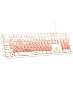Alternative view of KEYBOARD (คีย์บอร์ด) MOFII LOVE ME ILLUMINATE WIRE KEYBOARD (MILKTEA) (EN/TH) (1Y)