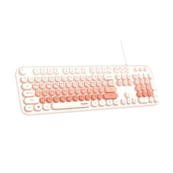Alternative view of KEYBOARD (คีย์บอร์ด) MOFII LOVE ME ILLUMINATE WIRE KEYBOARD (MILKTEA) (EN/TH) (1Y)