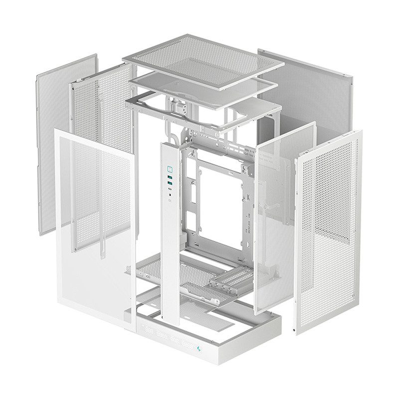 CASE (เคส) DEEPCOOL CH270 DIGITAL (WHITE)(mATX) (1Y) - Image 10
