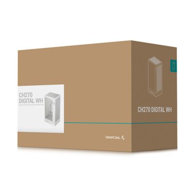 CASE (เคส) DEEPCOOL CH270 DIGITAL (WHITE)(mATX) (1Y) - Image 11