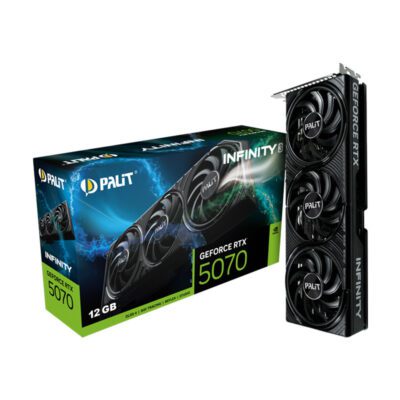 VGA(การ์ดจอ) PALIT GEFORCE RTX 5070 INFINITY 3 - 12GB GDDR7 (NE75070019K9-GB2050S) (3Y)