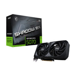 VGA(การ์ดจอ) MSI GEFORCE RTX 5070 SHADOW 2X OC 12G - 12GB GDDR7 (3Y)