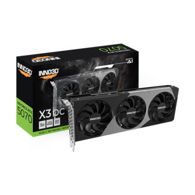 VGA(การ์ดจอ) INNO3D GEFORCE RTX 5070 X3 OC - 12GB GDDR7 (N50703-12D7X-195064L) (3Y)