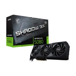 VGA(การ์ดจอ) MSI GEFORCE RTX 5080 SHADOW 3X OC 16G - 16GB GDDR7 (3Y)