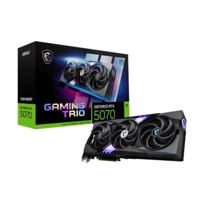 VGA(การ์ดจอ) MSI GEFORCE RTX 5070 GAMING TRIO OC 12G - 12GB GDDR7 (3Y)