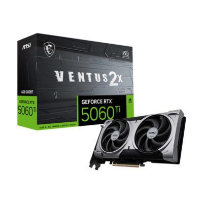 VGA(การ์ดจอ) MSI GEFORCE RTX 5060 TI VENTUS 2X OC PLUS 16G - 16GB GDDR7 (3Y)