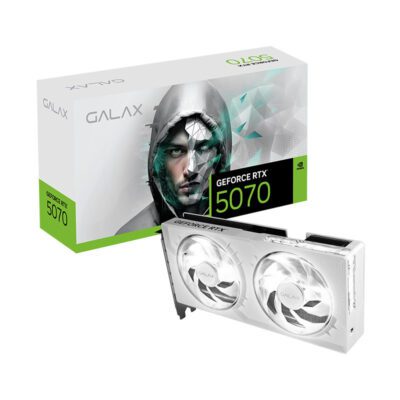 VGA(การ์ดจอ) GALAX GEFORCE RTX 5070 1-CLICK OC WHITE PCI-E 12GB GDDR7 192BIT (3Y)