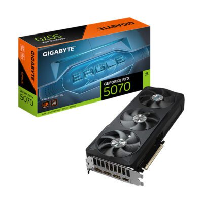 VGA(การ์ดจอ) GIGABYTE GEFORCE RTX 5070 EAGLE OC 12G - 12GB GDDR7 (GV-N5070EAGLE OC-12GD) (3Y)