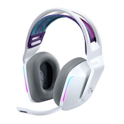 WIRELESS HEADSET (หูฟังไร้สาย) LOGITECH G G733 LIGHTSPEED WIRELESS (WHITE)