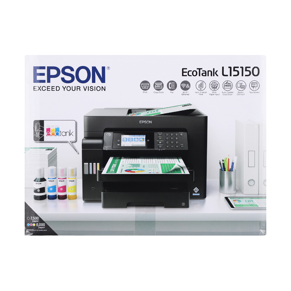 PRINTER (เครื่องพิมพ์) EPSON ECOTANK L15150 A3 WI-FI DUPLEX ALL-IN-ONE INK TANK PRINTER - Image 10