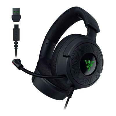 HEADSET (หูฟัง) RAZER KRAKEN V4 X (BLACK)