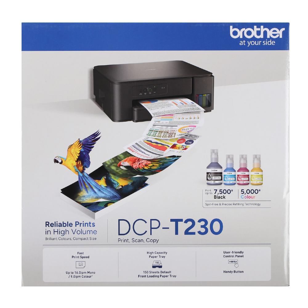 INKJET PRINTER (เครื่องพิมพ์อิงค์เจ็ท) BROTHER DCP-T230 - Image 9