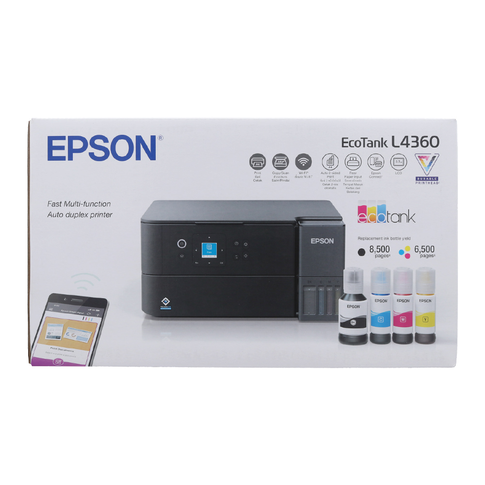 INKJET PRINTER (เครื่องพิมพ์อิงค์เจ็ท) EPSON ECOTANK L4360 - Image 9