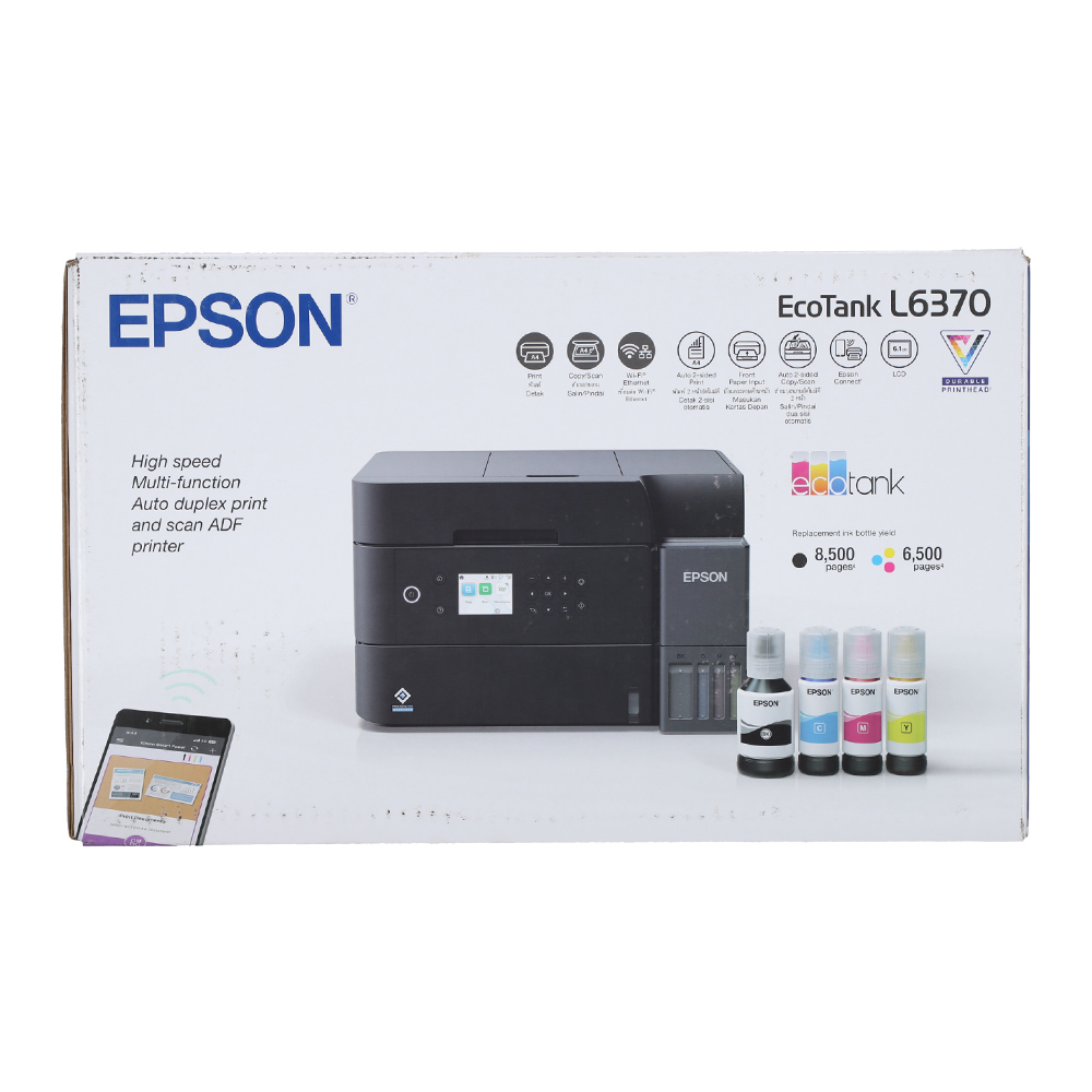 INKJET PRINTER (เครื่องพิมพ์อิงค์เจ็ท) EPSON ECOTANK L6370 - A4 WI-FI DUPLEX ALL-IN-ONE INK TANK - Image 10