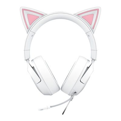 HEADSET (หูฟัง) RAZER KRAKEN KITTY V3 X - WHITE