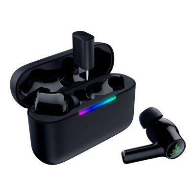 TRUE WIRELESS HEADPHONE (หูฟังทรูไวร์เลส) RAZER HAMMERHEAD V3 HYPERSPEED - BLACK