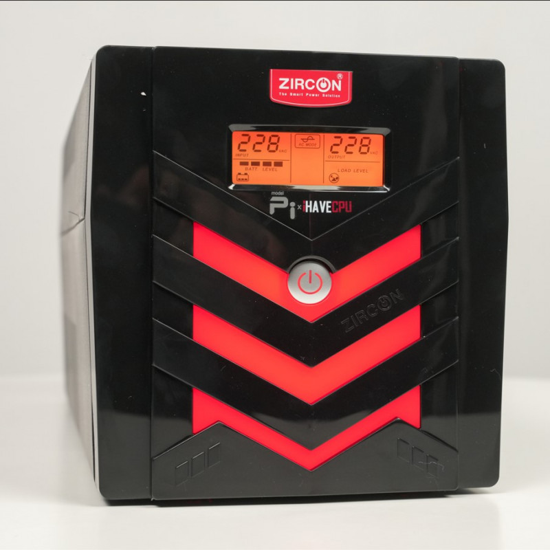UPS (อุปกรณ์สำรองไฟ) ZIRCON x IHAVECPU PI-IHAVECPU_1200VA/840W (2Y)