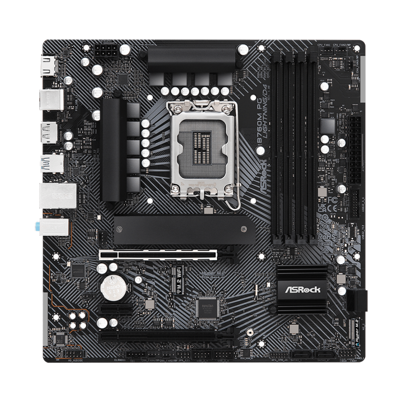 MAINBOARD (เมนบอร์ด) (1700) ASROCK B760M PG LIGHTNING DDR4 (3Y) - Image 3