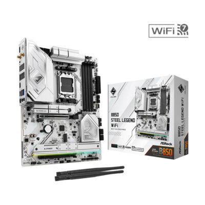MAINBOARD (เมนบอร์ด)(AM5) ASROCK B850 STEEL LEGEND WIFI (3Y)