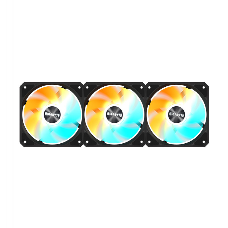 FAN (พัดลม) GIGABYTE EZ CHAIN 120 BLACK PACK3 (1Y) - Image 2