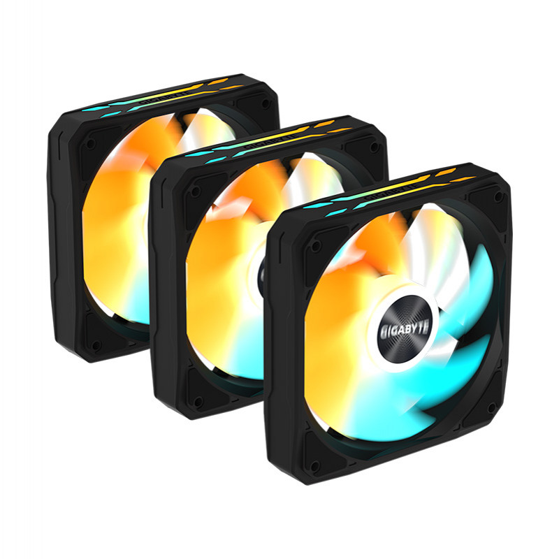 FAN (พัดลม) GIGABYTE EZ CHAIN 120 BLACK PACK3 (1Y) - Image 4