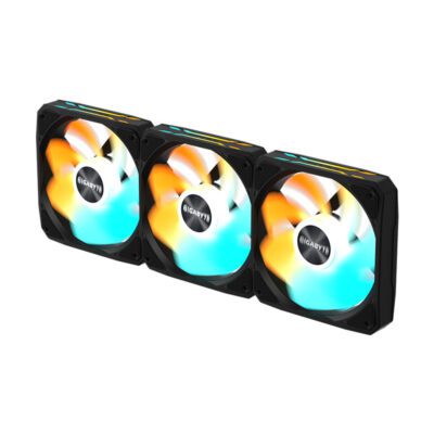 FAN (พัดลม) GIGABYTE EZ CHAIN REVERSE 120 BLACK PACK3 (GP-EZRVSFAN1203) (1Y)