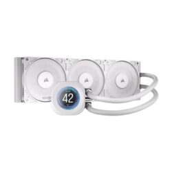 LIQUID COOLER (ชุดน้ำปิด) CORSAIR NAUTILUS 360 RS LCD WHITE (CW-9061034-WW) (5Y)