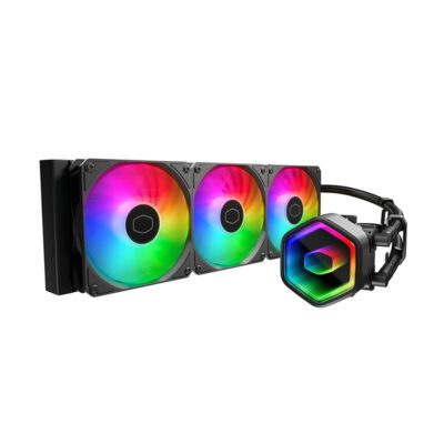 LIQUID COOLER (ชุดน้ำปิด) COOLER MASTER MASTERLIQUID 360 CORE II ARGB (BLACK) (MLW-D36M-A18PA-R1) (5Y)