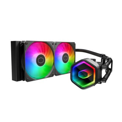 LIQUID COOLER (ชุดน้ำปิด) COOLER MASTER MASTERLIQUID 240 CORE II ARGB (BLACK) (MLW-D24M-A18PA-R1) (5Y)
