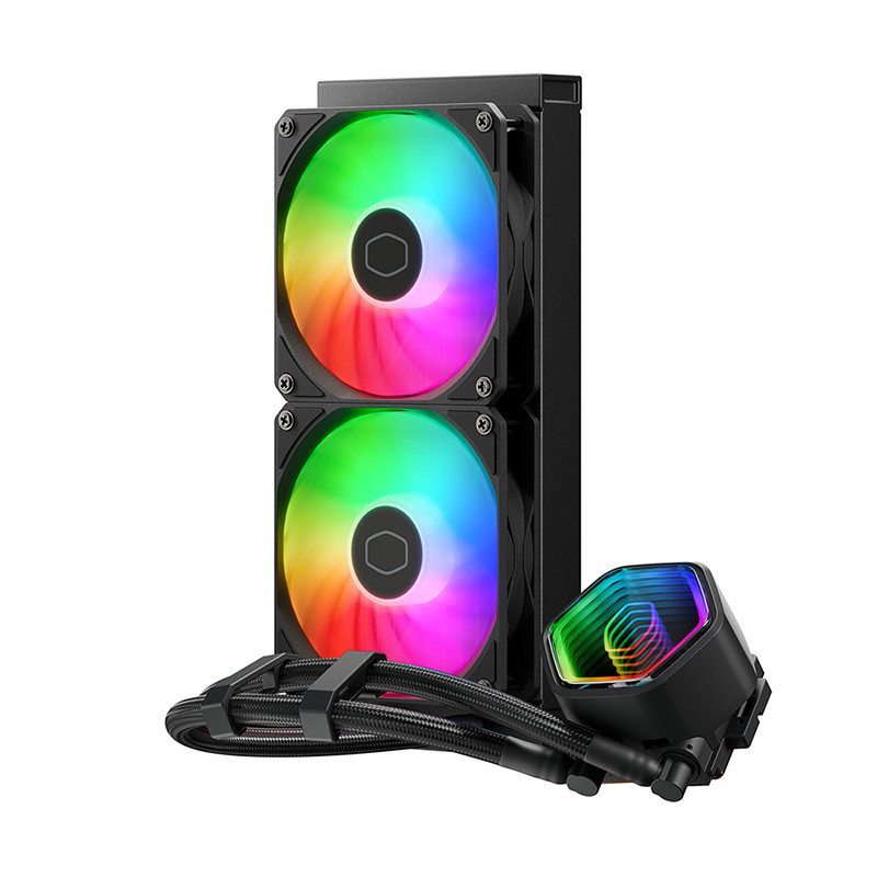 LIQUID COOLER (ชุดน้ำปิด) COOLER MASTER MASTERLIQUID 240 CORE II ARGB (BLACK) (MLW-D24M-A18PA-R1) (5Y) - Image 2