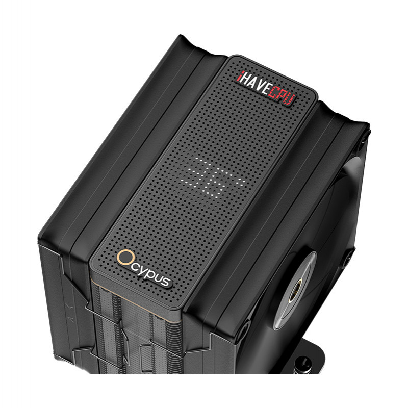 AIR COOLER (ซิงค์ลม) OCYPUS x iHAVECPU IOTA A40 DUAL FAN (BLACK) (3Y) - Image 4