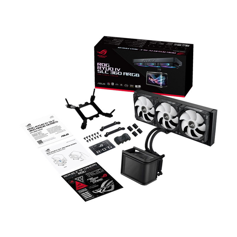 LIQUID COOLER (ชุดน้ำปิด) ASUS ROG RYUO IV SLC 360 ARGB BLACK (6Y) - Image 10
