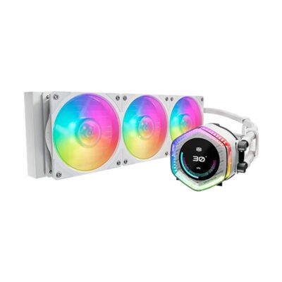 LIQUID COOLER (ชุดน้ำปิด) COOLER MASTER MASTERLIQUID 360 ION (WHITE) (MLY-D36M-A24PZ-RW) (6Y)