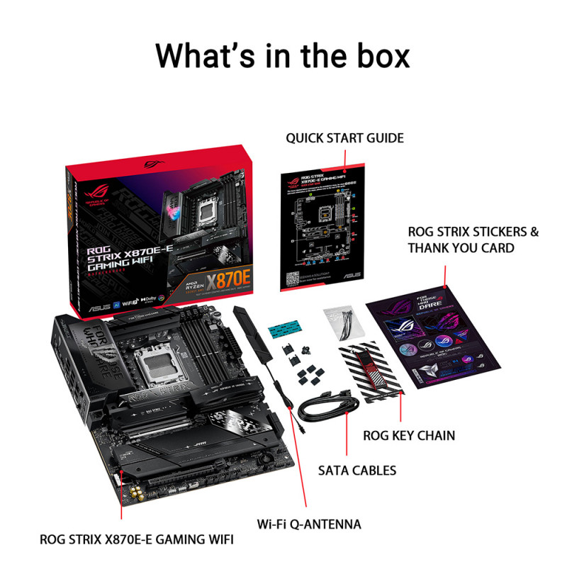 MAINBOARD (เมนบอร์ด)(AM5) ASUS ROG STRIX X870E-E GAMING WIFI (3Y) - Image 10