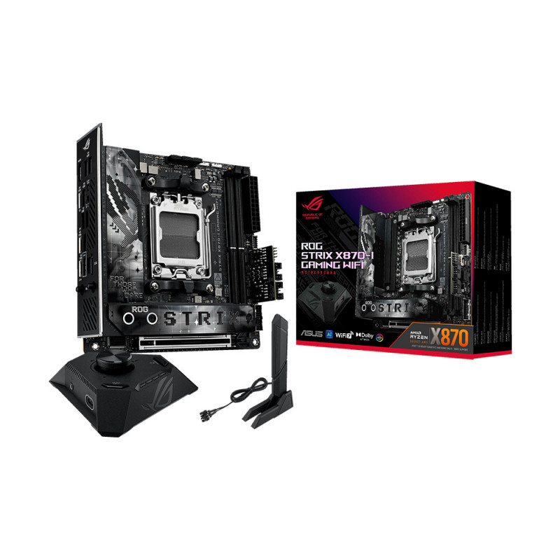 MAINBOARD (เมนบอร์ด)(AM5) ASUS ROG STRIX X870-I GAMING WIFI (3Y) - Image 5