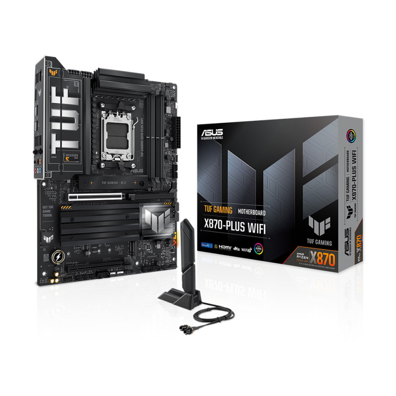 MAINBOARD (เมนบอร์ด)(AM5) ASUS TUF GAMING X870-PLUS WIFI (3Y) - Image 5