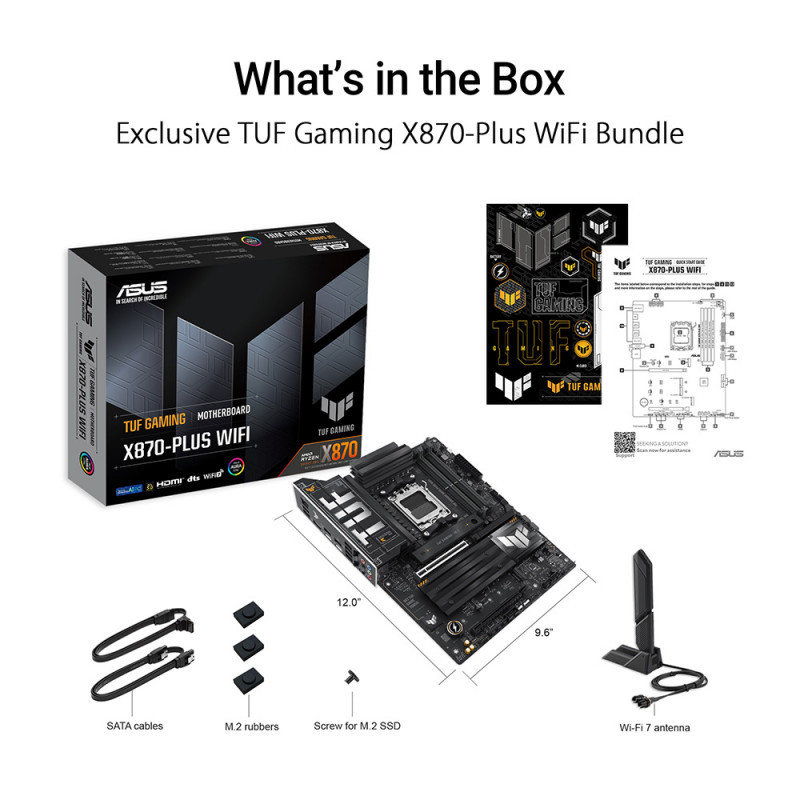 MAINBOARD (เมนบอร์ด)(AM5) ASUS TUF GAMING X870-PLUS WIFI (3Y) - Image 10