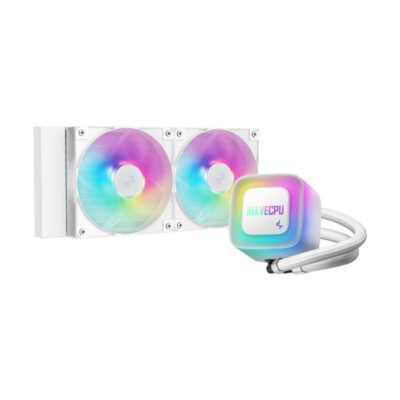LIQUID COOLER (ชุดน้ำปิด) DEEPCOOL x IHAVECPU LE240 V2 (WHITE) (3Y)