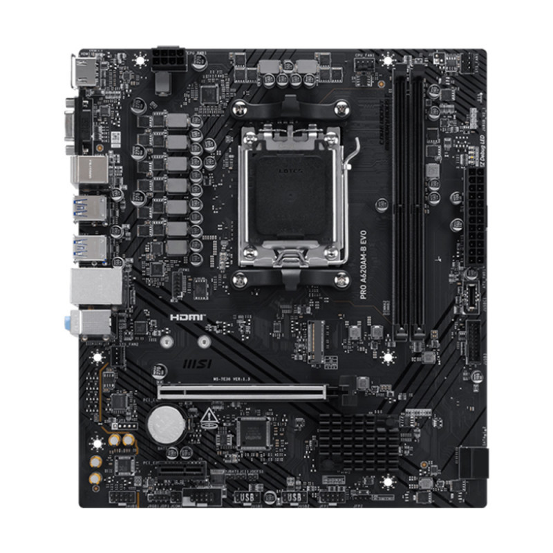 MAINBOARD (เมนบอร์ด)(AM5) MSI PRO A620AM-B EVO (3Y) - Image 2