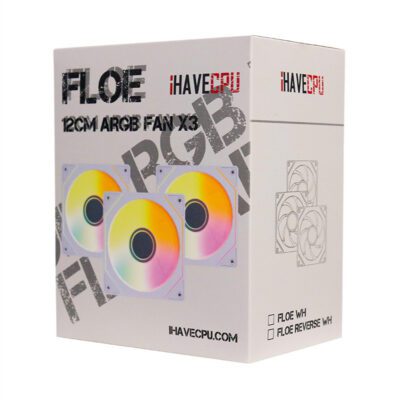 FAN (พัดลม) iHAVECPU FLOE 120 PACK3 REVERSE FAN (WHITE) (1Y) - Image 7