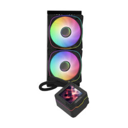 Alternative view of LIQUID COOLER (ชุดน้ำปิด) iHAVECPU LCD240 PRO BLACK (2Y)